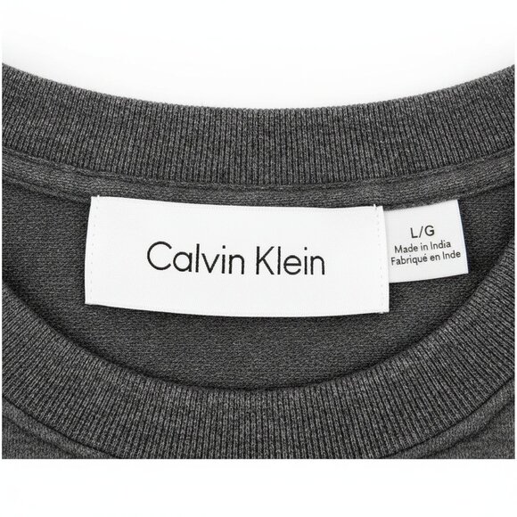 ⭐️ CALVIN KLEIN Classic Grey Knit Sweater – Women Size (L) - Picture 6 of 7